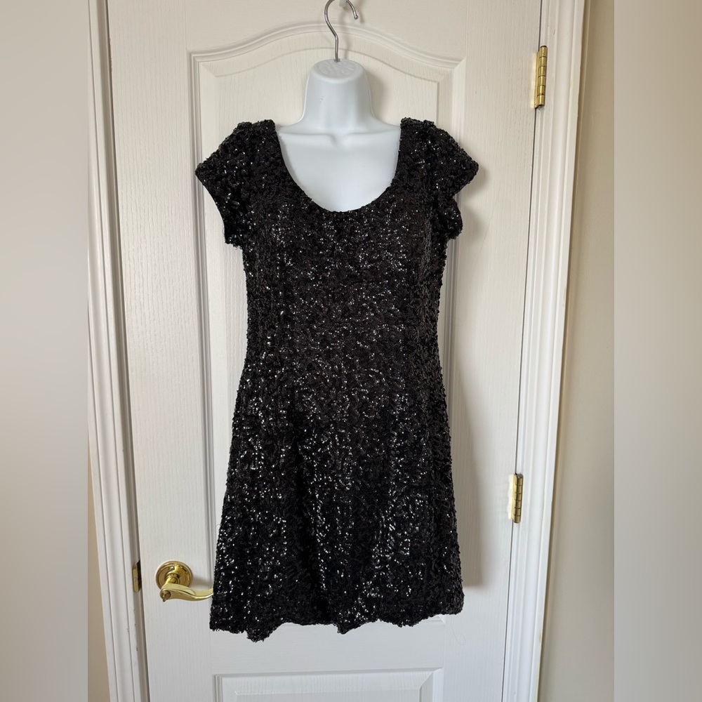 ALYCE Paris Back Sequin Size 12 Mini Dress